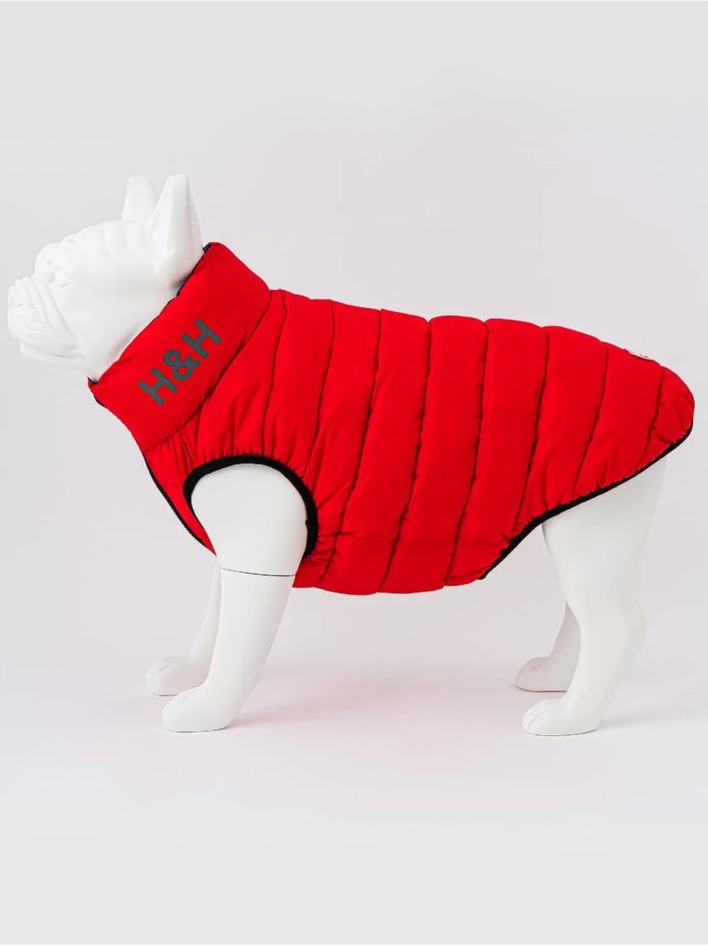 Reversible Quilted Dog Puffer Jacket hugo and hudson xs